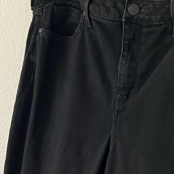 NYDJ Barbara Bootcut Black Denim Stretch Lift X Tuck Technology Jeans 14 Short - Picture 6 of 15